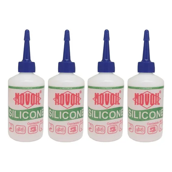 4 Óleo Silicone Grosso 5.000 Arma Pressão Airsoft Paintball Foto 1
