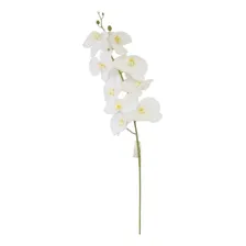 4 Orquídeas Artificial Toque Real Silicone Branca Flor Decor Cor Branco Foto mini  2