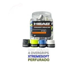 4 Overgrips Xtremesoft Perfurado Tackiness Sweat Absortion Foto mini 2