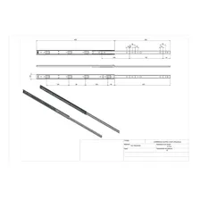 4 Pares Corrediça 40cm Corrediça Telescópica Trilho Para Gaveta - Compra Segura Ekom Foto mini 2