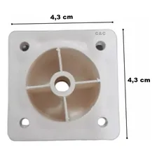 4 Pé Pézinho Plástico P/ Móveis 14 Até 17cm Regulavel Armário Pia Cozinha Foto mini 4