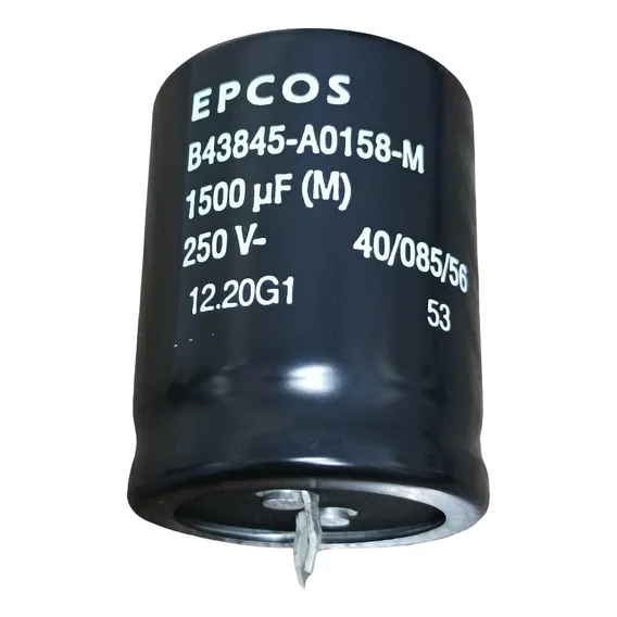 4 Peças Capacitor Eletrolítico 1500uf 250v 85°c Epcos Foto 1