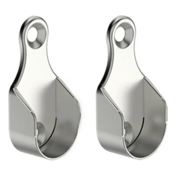 4 Peças - Suporte Lateral Para Guarda Roupa Tubo Cabideiro Foto 1