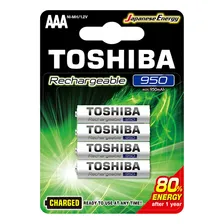 4 Pilhas Recarregáveis AAA 1,2V 950mAh Foto mini 3