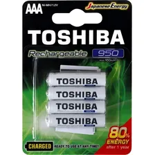 4 Pilhas Recarregáveis AAA 1,2V 950mAh Foto mini 2