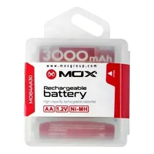 4 Pilhas Recarregável Mox Aa 2600 Mah Pilha Foto mini 1