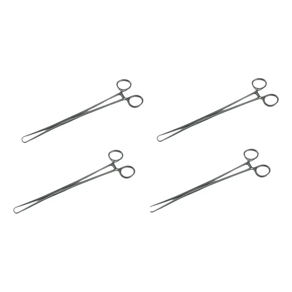 4 Pincas Ginecologica Aço Inoxidavel Pozzi Foto 1