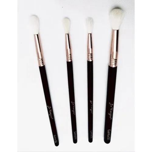 4 Pincéis Esfumar Iluminar P Olhos Le Vangee + Brind Cor Preto C/ Rosê Foto 1