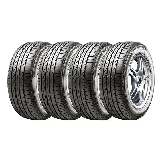 4 Pneus Bridgestone Aro 16 Turanza Er300 205/55r16 91v Foto 1