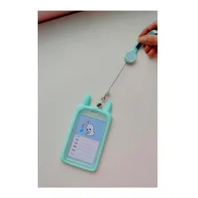 4 Porta Crachá Orelhas Gatinho Carteirinha Escolar Fofo Foto mini  3