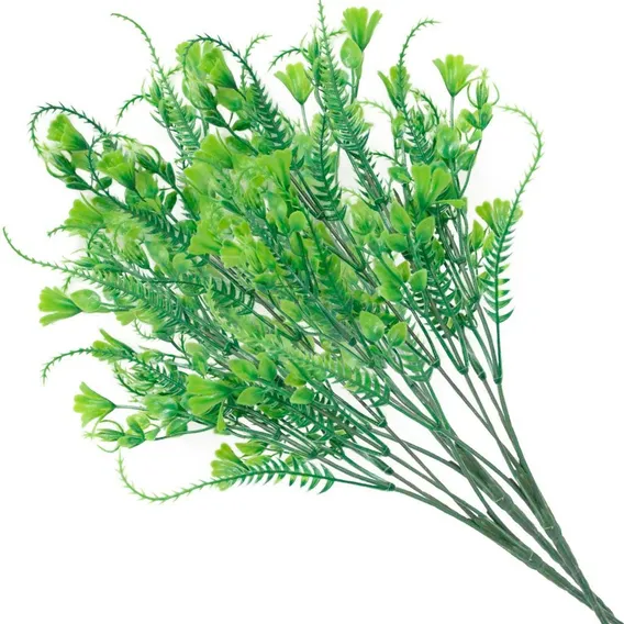 4 Ramos Decoração Arranjo Planta Artificial 5 Galhos Foto 1
