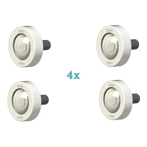 4 Refletores Led Cob 5w Rgb Piscina Plástico Sodramar Foto 1