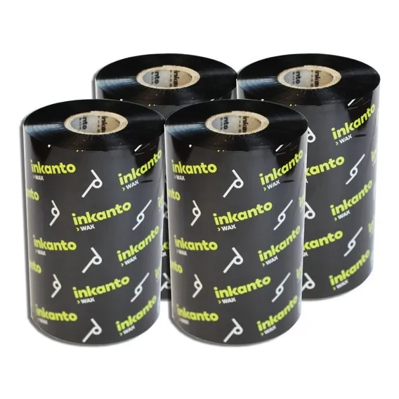 4 Ribbon Cera (wax) 110mm X 450m Armor Inkanto Awr1 Foto 1