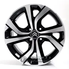 4 Roda 16 Citroen Cactus 4x108 C3 C4 Peugeot + Bicos Cor Preta Diamante Foto mini 1