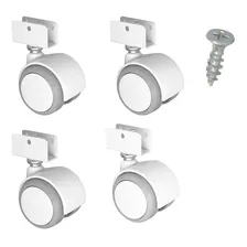 4 Roda RodÃzio Rodinha Anti Risco Berço Chapa U 15mm 180kg Foto mini 1