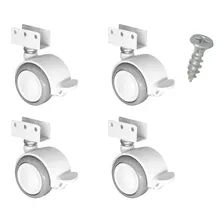 4 Roda Rodízio Rodinha Anti Risco Berço Chapa U 18mm Foto  mini 1