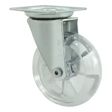 4 Roda Rodízio Rodinha Silicone Anti Risco 75mm 200kg Foto mini 2