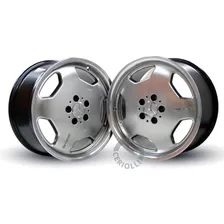 4 Rodas Amg Monoblock Aro 18 2 Talas 5x112 Et30/35 Cor Prata Diamantada Foto mini 1