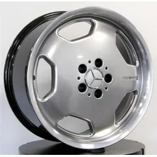 4 Rodas Amg Monoblock Aro 18 2 Talas 5x112 Et30/35 Cor Prata Diamantada Foto mini 2