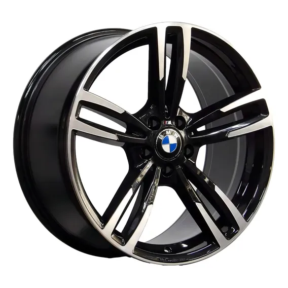 4 Rodas Bmw 17 M3 / 320i / 120i / 118i /(5x120) Cor Preta Diamantada Foto 1