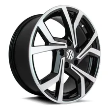 4 Rodas Golf Gti Aro 17 5x112 Golf Tsi Fusca Tsi R94 + Bicos Cor Preta Diamantada 5x100 Foto mini 1