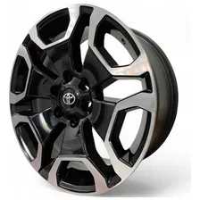 4 Rodas KRMai S31 Toyota Hilux Srx / Aro 20x8,5 / (6x139) Et35 Cor Preta Diamantada Foto mini  3