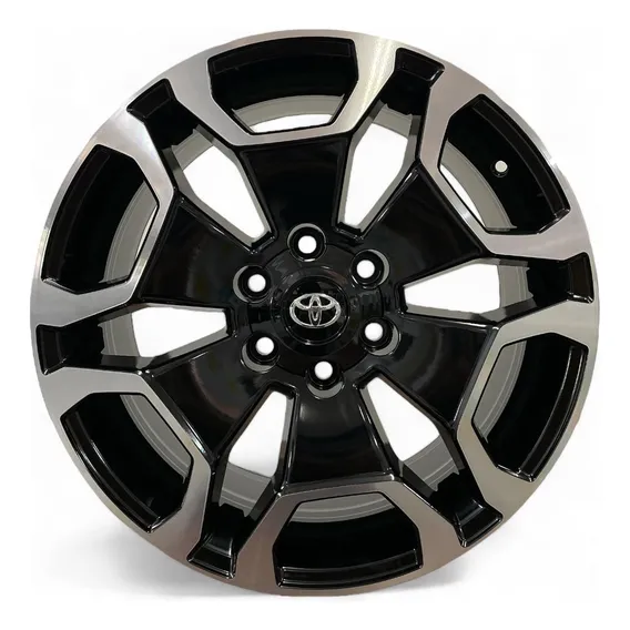 4 Rodas KRMai S31 Toyota Hilux Srx / Aro 20x8,5 / (6x139) Et35 Cor Preta Diamantada Foto 1
