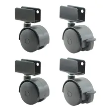 4 Rodinha Para Berço RodÃzio Para Móveis Chapa U 15mm Foto mini 1