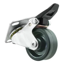 4 Rodinha Roda Rodízio Com Freio Trava Sofá 50mm 320kg Foto mini 4