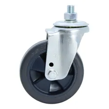 4 Rodízio Espiga 412 Roda Bucha Carrinho Supermercado 300kg Foto mini  2