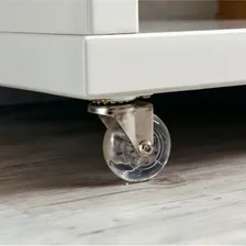 4 Rodízio Giratório Gel 50mm Silicone Roda Sem Trava Foto mini 4