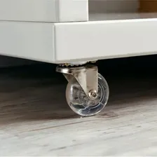 4 Rodízio Giratório Gel 75mm Silicone Roda Sem Trava Foto mini 4