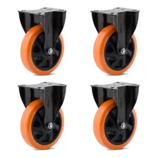 4 Rodizio Rodinha Fixo 4 Pol. 100mm 560kg Colson Foto  mini 1