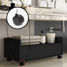 4 Rodízios Para Cama Box Ou Baú E Móveis Em Geral Rosca 5/16 Foto mini 4