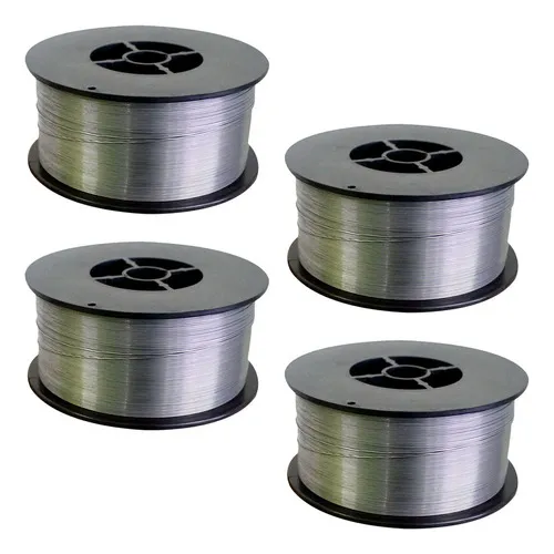 4 Rolos Arames Revestidos S/ Gás 0,8mm Total 4 Kg V8 Brasil Foto 1