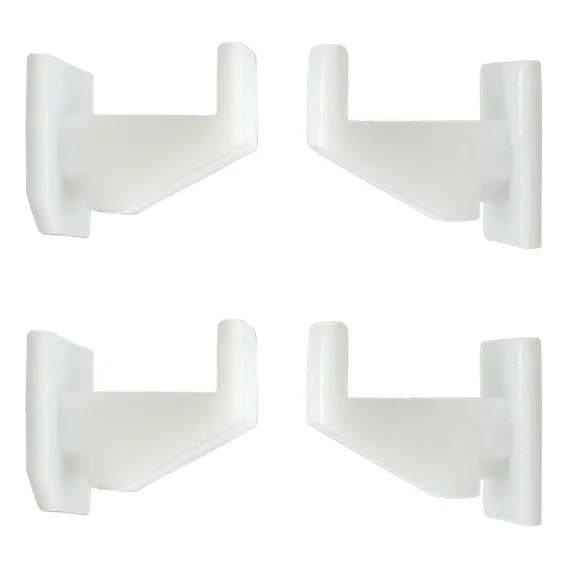 4 Suporte Base Apoio P/ Grade Divis贸ria Prateleira Metalfrio Foto 1