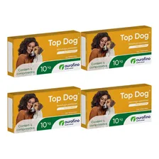 4 Top Dog Vermifugo Para Cães 10kg 4 Comprim Ouro Fino Foto mini 1