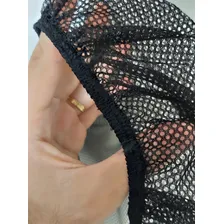 4 Toucas Cozinha Telinha Redinha Preta Branca C/ Elástico Cor Preto Foto mini 2