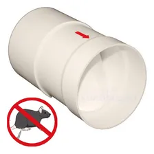 4 Valvula Luva De Retencao Esgoto 100 Anti Ratos E Mau Cheir Foto mini 2