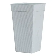 4 Vasos Decorativo 10l Rattan Variação Marrom Ou Branco Foto mini 2