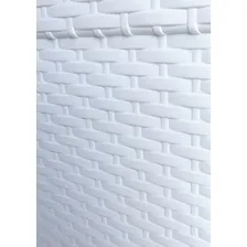 4 Vasos Decorativo 10l Rattan Variação Marrom Ou Branco Foto mini 4
