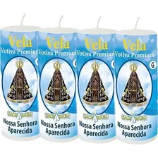 4 Velas Votivas Imagem Nossa Senhora Aparecida Premium Foto  mini 1