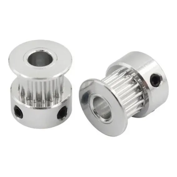 4 X Polia Gt2 20 Dentes Furo 5mm P/ Correia 6mm Foto 1