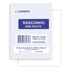 40 Blocos Rascunho Sem Picote 50 Folhas 7,8x10,4cm Foto  mini 1