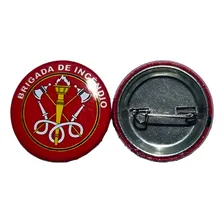 40 Botons Botton Buttons Broches Brigada De IncĂȘndio 2,5 Foto mini 2