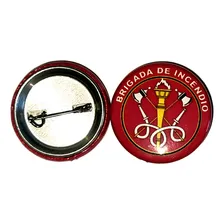 40 Botons Botton Buttons Broches Brigada De IncĂȘndio 2,5 Foto mini 1
