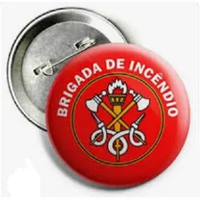40 Botons Botton Buttons Broches Brigada De IncĂȘndio 2,5 Foto mini 1