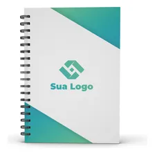 40 Cadernos A5 Pautado Corporativo Empresas Eventos Cor Personalizado Foto mini 1