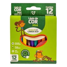 40 Cxs Mini Lápis De Cor 12 Cores Leo&leo Atacado Foto mini  3
