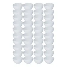 40 Mini Tigela Finger Patê Molho Doces 50ml 7 Cm Ref 270 Cor Branco Foto mini 1